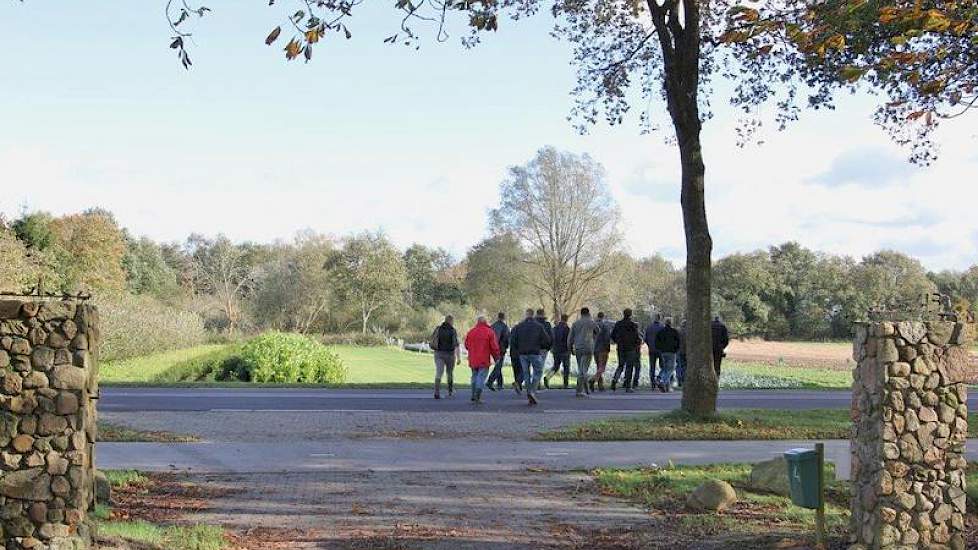 Het demoveld ligt aan de overzijde van PPO Marwijksoord.