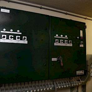 Bedieningskast ventilatieruimte.