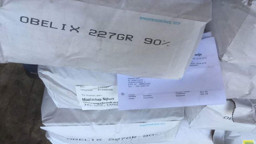 4 mei: Nijhoff teelt dit jaar het ras Obelix. Dit is een vroeger ras dan wat hij vorig jaar teelde (Alexa).
