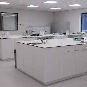 Eén van de kamers van het laboratorium.