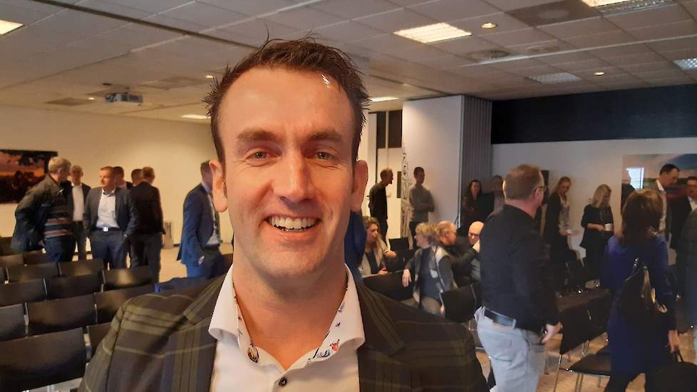 LTO Noord-voorzitter Dirk Bruins op de beurs.