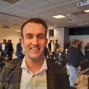 LTO Noord-voorzitter Dirk Bruins op de beurs.