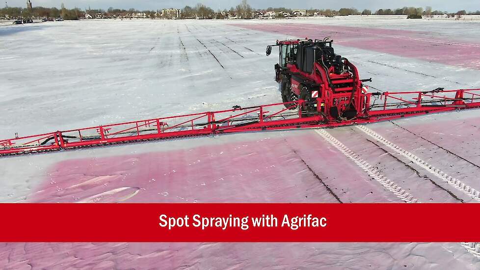 Agrifac spot spraying: Better for the environment, cost effective and available since 2016