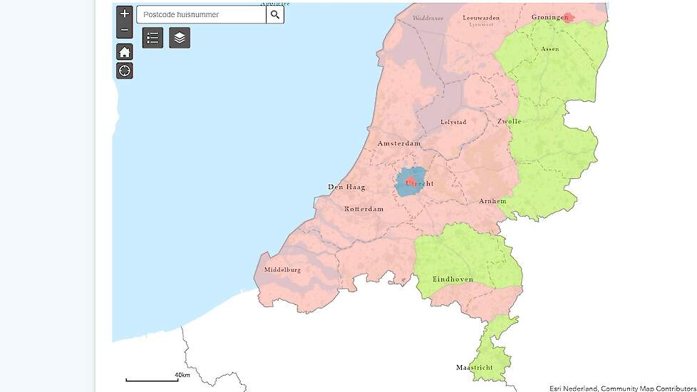 In de groene gebieden is de ophok- en afschermplicht voor pluimvee opgeheven.