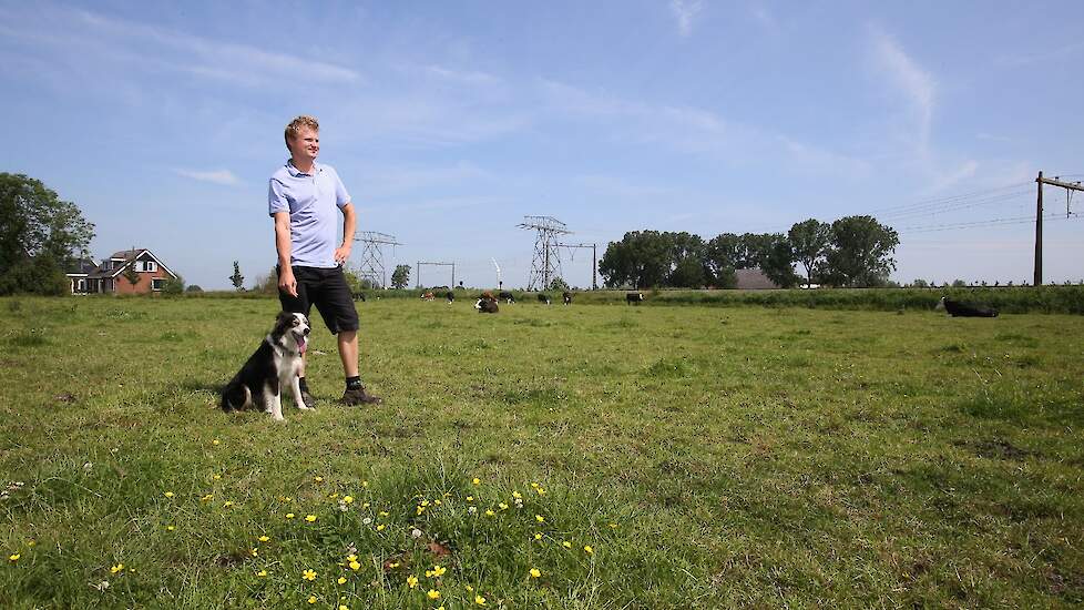 Douwe Miedema (28) legt CO2 vast in 30 hectare veen.