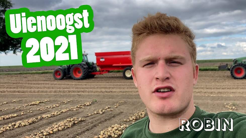 Uienoogst 2021 - Robin's vlog #8 - Vloggende jonge boeren