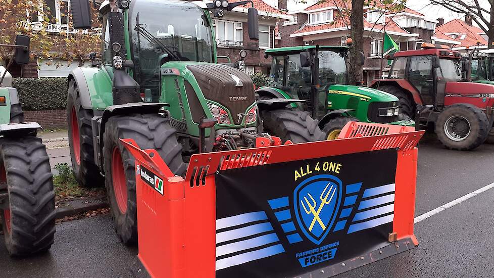 FDF in actie in Den Haag, november 2020.