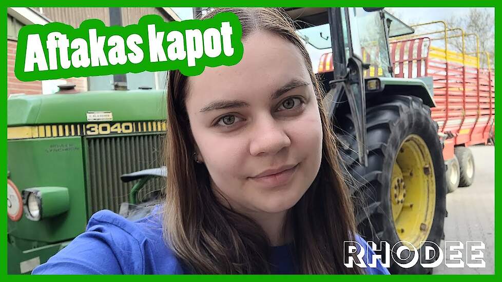 Neeeeee!! Aftakas kapot! - Rhodee's vlog #13 - Vloggende jonge boeren