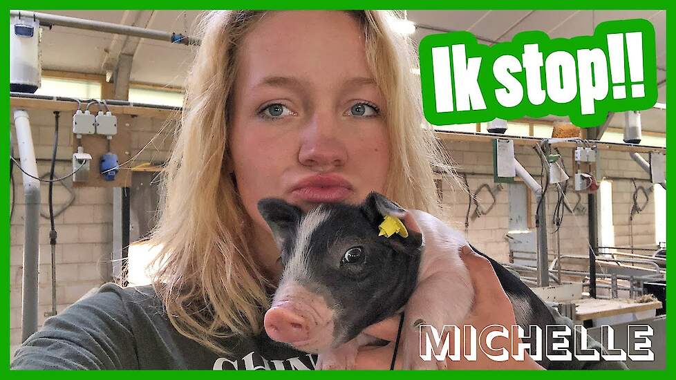 Ik stop!! - Michelle's vlog #8 - Vloggende jonge boeren