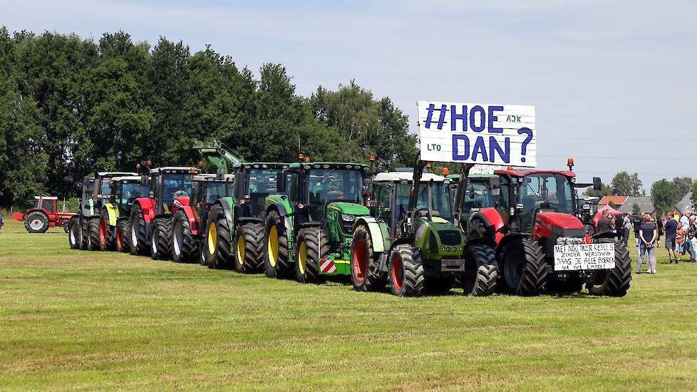 Beeld van een eerder protest in Didam ter illustratie.