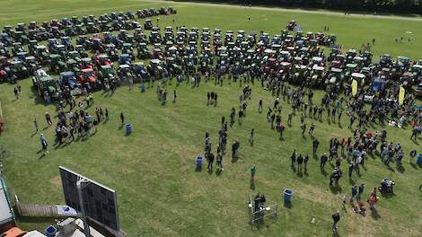 Een beeld van een eerdere protestactie van boeren in 2021 in Den Haag.