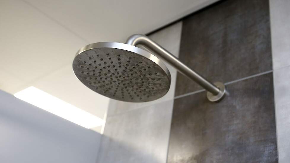 Archieffoto, niet de douche in Drenthe.
