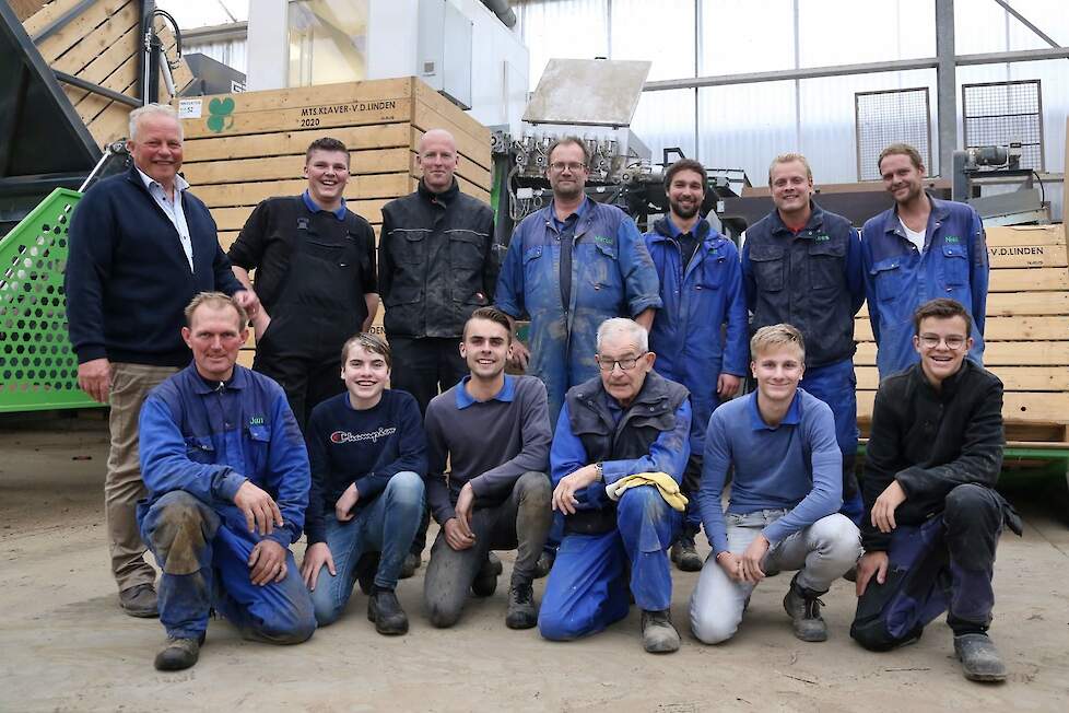 Het team van Akkerbouwer Marco Klaver