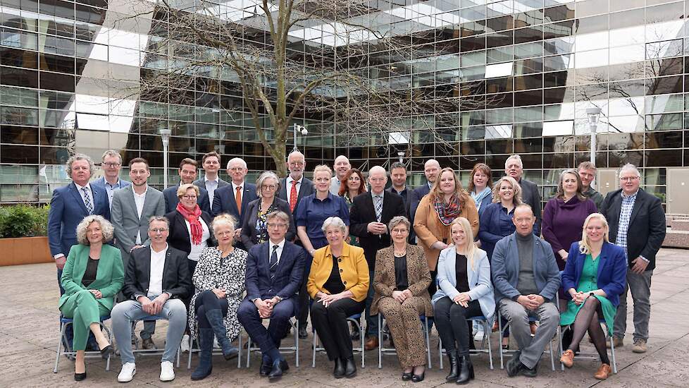 Het nieuwe waterschapsbestuur van WDODelta.