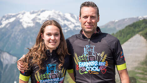 Liv en Arno Rops op de dinsdag na de motivatiebijeenkomst van BIG Challenge.