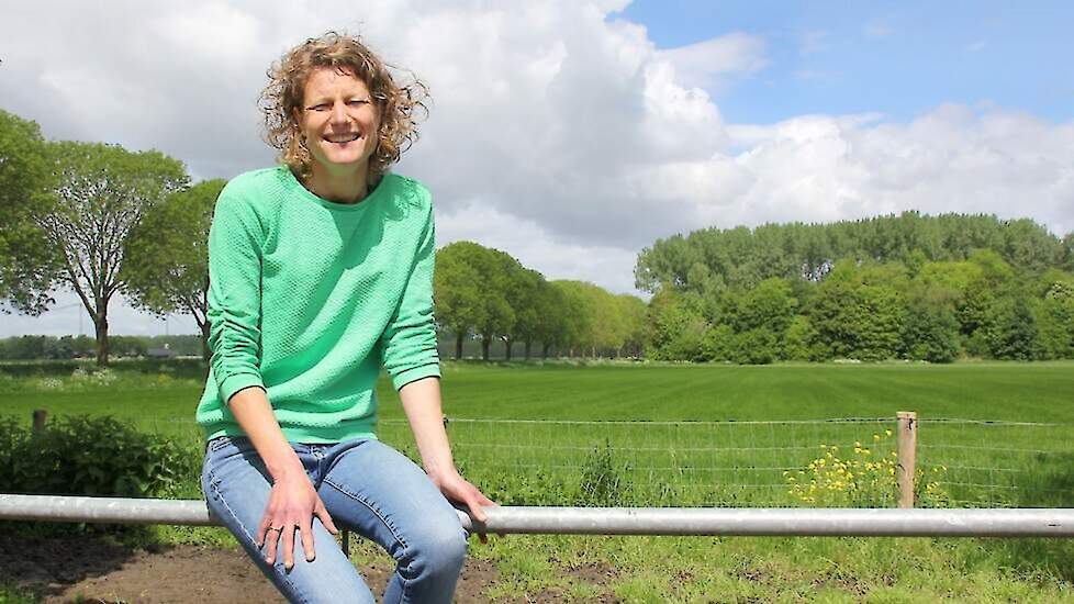 Melkveehoudster Carolien den Brok.