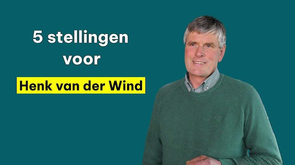 Henk van der Wind (SGP): 'De consument bepaalt wat de boer gaat produceren'