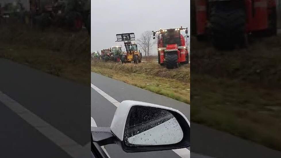 Boerenprotest in Groenlo 21-12-23