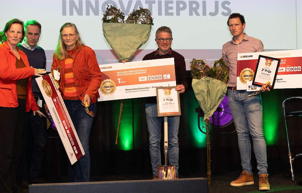 De drie winnaars op een rij