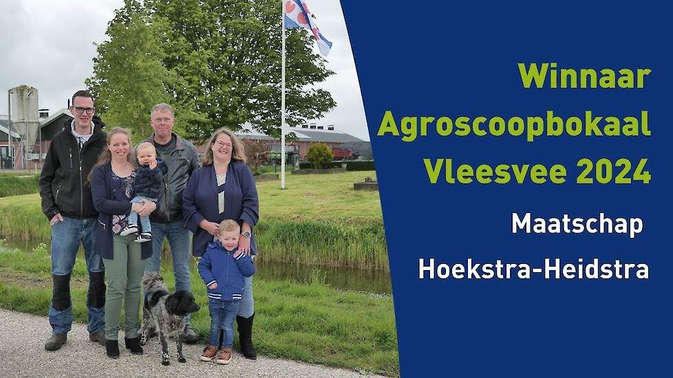 Maatschap Hoekstra-Heidstra uit Burum (FR) wint Agroscoopbokaal Vleesvee 2024