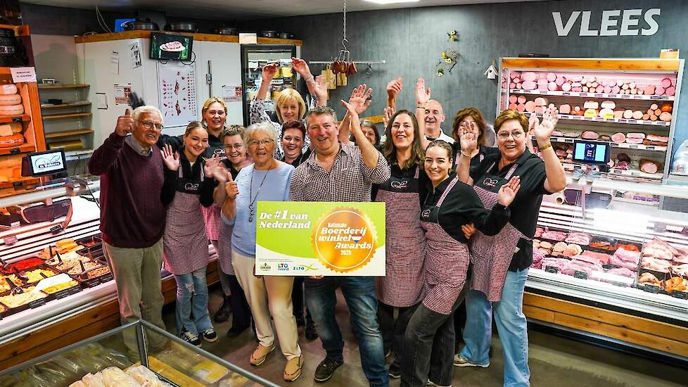 De winnaar van de Beste Boerderijwinkel Award 2025.