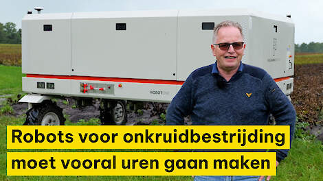 Robots voor onkruidbestrijding moet vooral uren gaan maken