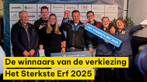 De winnaars van 'Het Sterkste Erf' verkiezing